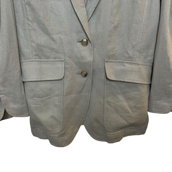 NWT Madewell Breezewoven Larsen Blazer Jacket Linen Oversized Breathable Size S - Picture 4 of 12